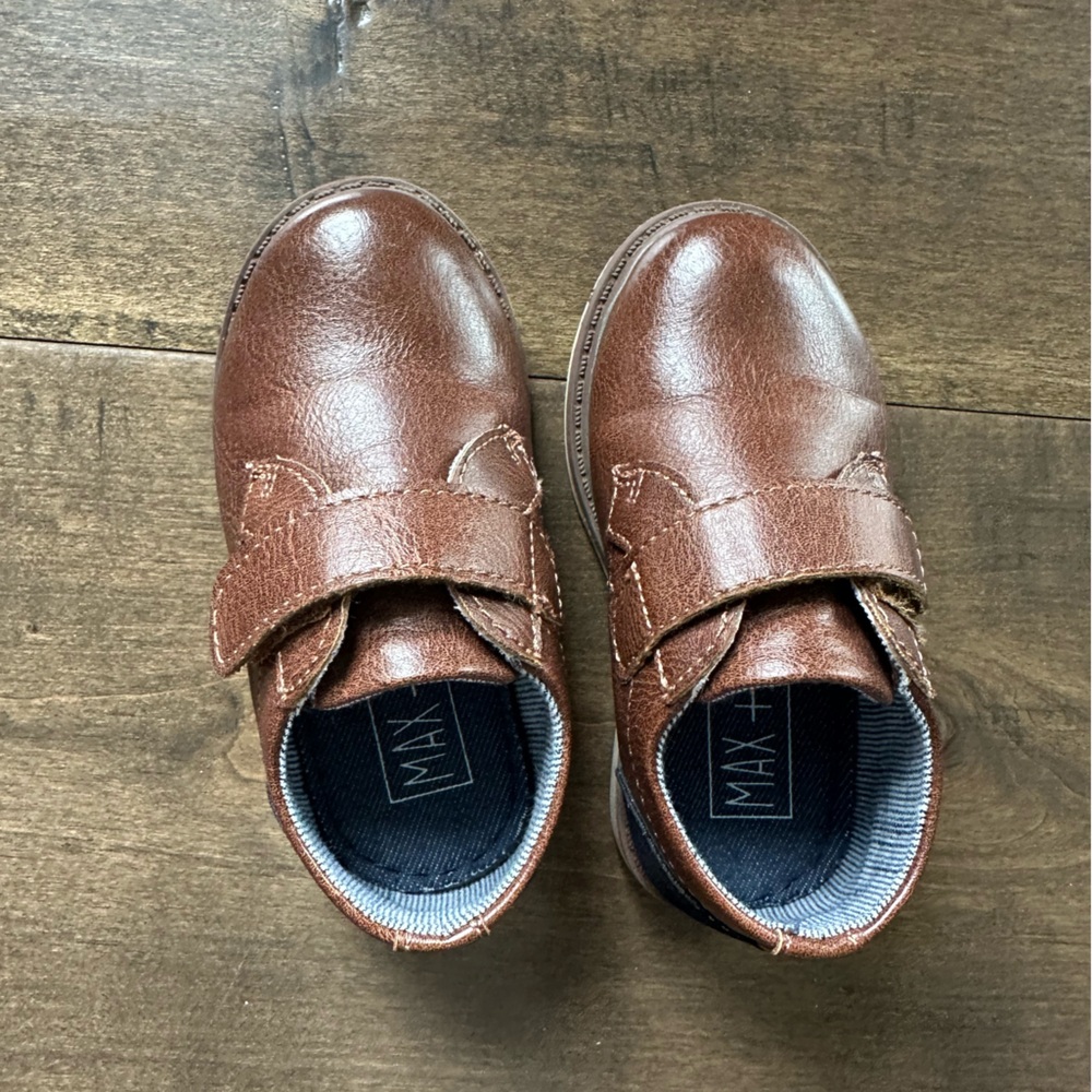 Max & Jake Ollie Oxford Brown Dress Shoes - Size 5C